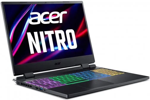 Фото: Ноутбук Acer Nitro 5 AN515-58-563S NH.QLZEU.00A Black - 15.6" IPS 144 Гц / Intel Core i5 / i5-12450H / DDR5 8 ГБ / PCI-E SSD 512 ГБ / GeForce RTX 4050 № 11 | KTC