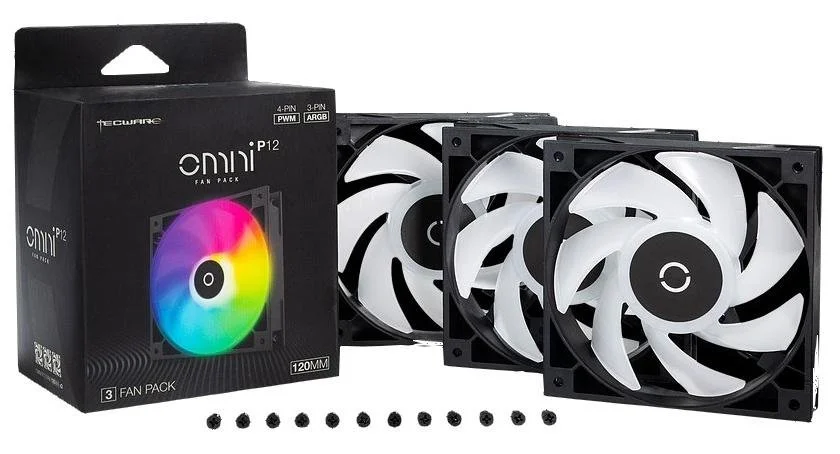 Фото: Кулер Tecware Omni P12 Black (TWAC-OMP12-3BK) № 5 | KTC