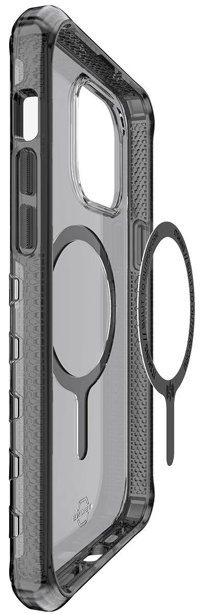 Чохол iTSkins for iPhone 14 Pro Max SUPREME R CLEAR with MagSafe graphite (AP4M-MGCLR-GRPR)