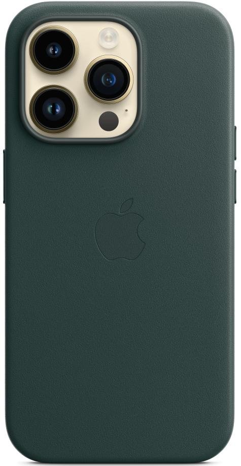 Чохол Apple for iPhone 14 Pro - Leather Case with MagSafe Forest Green (MPPH3)