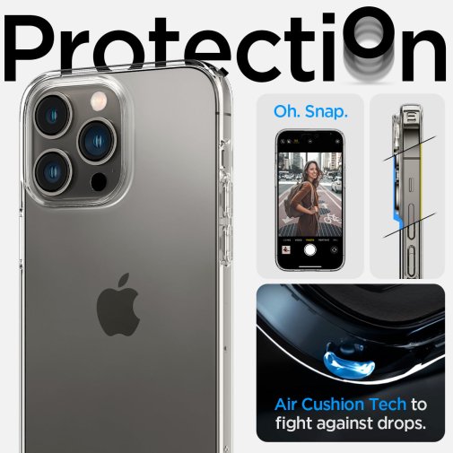 Чохол Spigen for Apple iPhone 14 Pro Max - Liquid Crystal Crystal Clear (ACS04809)