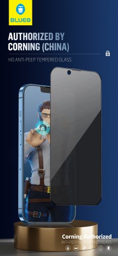 Захисне скло Blueo for iPhone 14 Pro Max 6.7 - Corning Gorilla Glass applicator