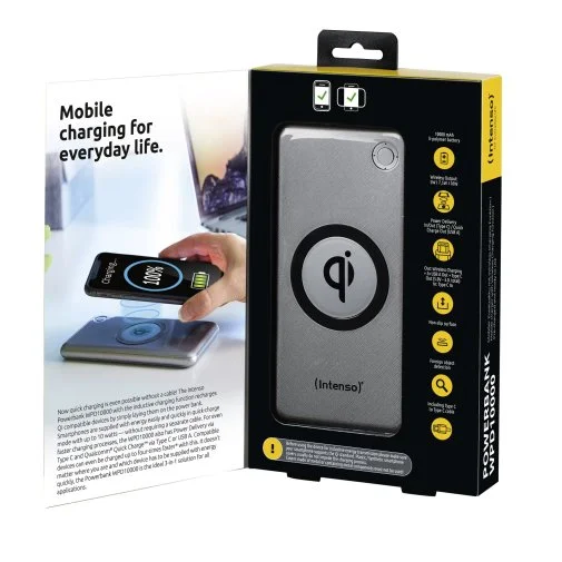 Фото: Батарея універсальна Intenso WPD10000 10000mAh Silver (7343531) № 16 | KTC