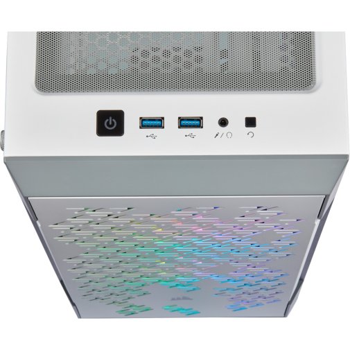 Корпус Corsair iCUE 220T RGB Airflow White with window (CC-9011174-WW)