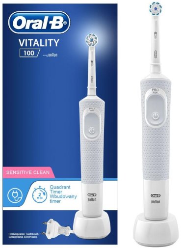 Електрична зубна щітка Braun Oral-B Vitality D100.413.1 Pro Sensitive Clean