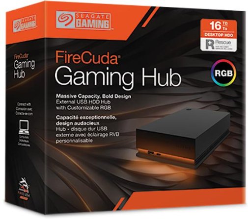 Зовнішній HDD Seagate FireCuda Gaming Hub 8TB (STKK8000400)