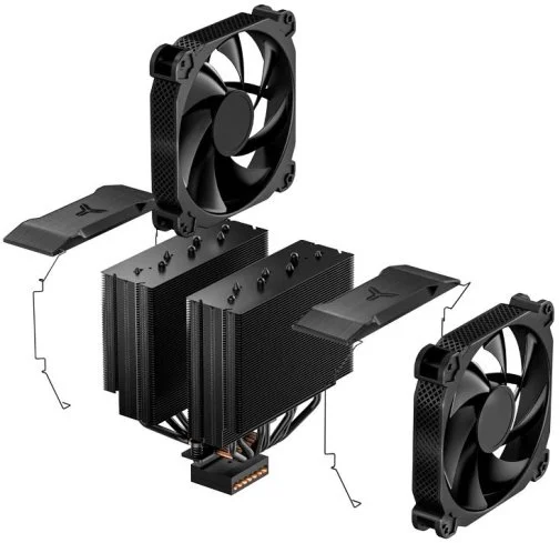 Фото: Кулер для процесора Jonsbo HX7280 Black № 19 | KTC