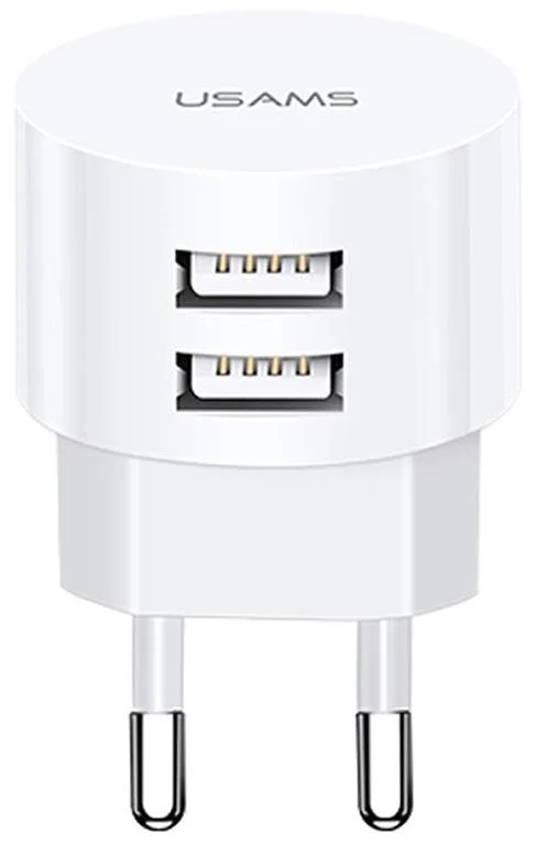 Фото: Зарядний пристрій Usams T20 White with AM/Type-C (XTXLOGT18TC05) № 6 | KTC