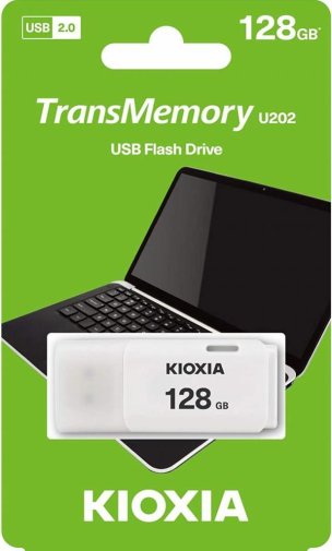 Флешка USB Kioxia U202 128GB White (LU202W128GG4)