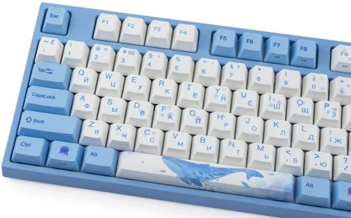 Фото: Клавіатура Varmilo VEA108 Sea Melody Cherry Mx Silent Red UKR/ENG/RU Multicolor (A26A038A6A1A06A033) № 13 | KTC