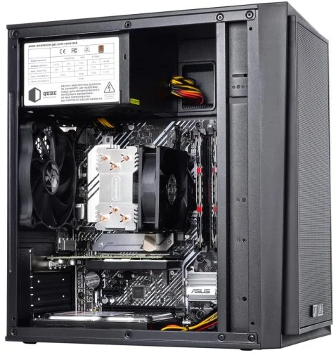 Фото: Персональний комп'ютер ARTLINE WorkStation W53 (W53v10) - AMD Ryzen 5 5600X / 32 ГБ DDR4 / HDD + SSD 2 ТБ + 480 ГБ / Nvidia / Quadro T1000, 4 ГБ / AMD B450 / 650 Вт № 9 | KTC