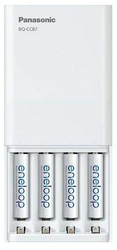 Зарядний пристрій Panasonic BQ-CC87 with Power Bank function with 4AA Eneloop 2000mAh (K-KJ87MCD40USB)