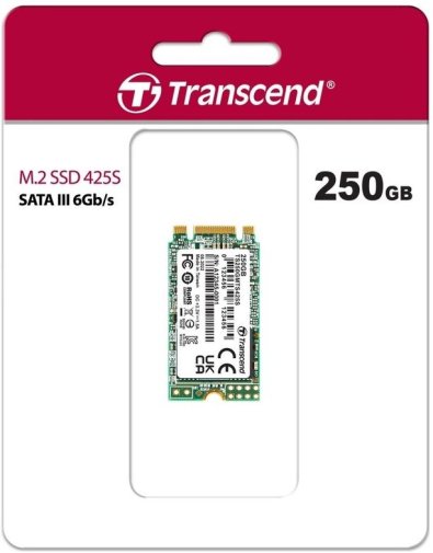  SSD-накопичувач Transcend 425S 2242 SATA III 250GB (TS250GMTS425S)