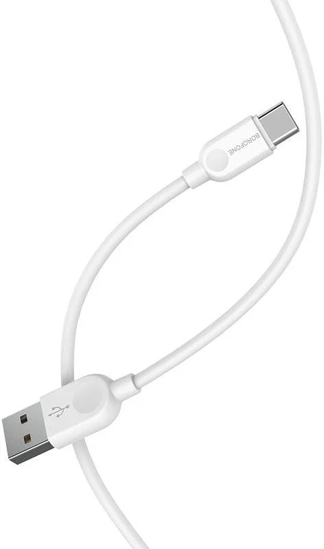 Фото: Кабель BOROFONE BX14 2.4A AM / Type-C 2m White (BX14C2W) № 7 | KTC
