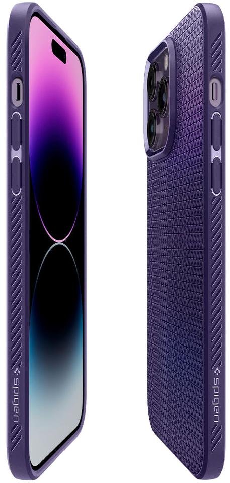 Чохол Spigen for iPhone 14 Pro - Liquid Air Deep Purple (ACS05578)