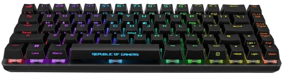 Фото: Клавіатура ASUS ROG Falchion Ace LED NX RD 68key USB ENG Black (90MP0346-BKUA01) № 6 | KTC
