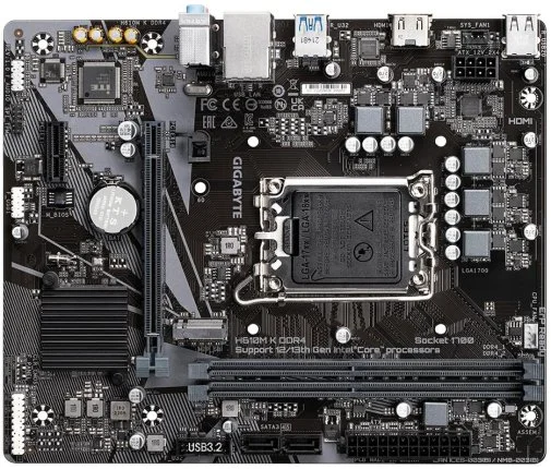 Фото: Материнська плата Gigabyte H610M K DDR4 № 8 | KTC