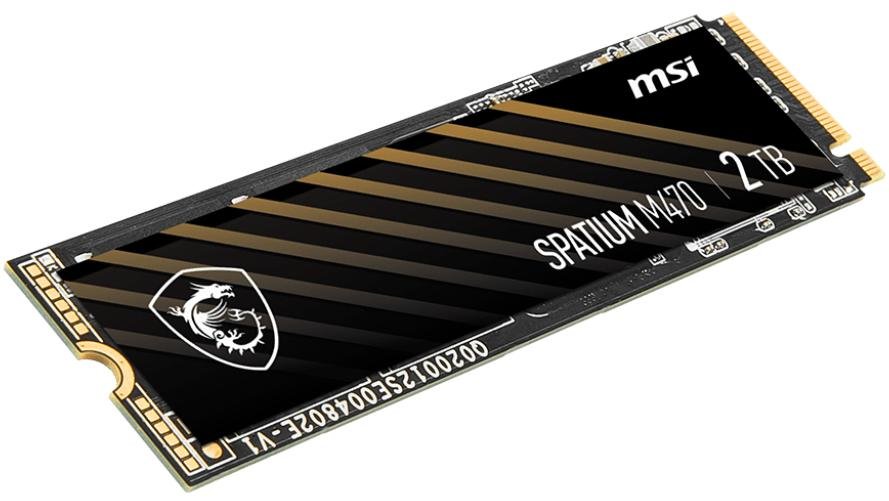SSD-накопичувач MSI Spatium M470 2280 PCIe 4.0 x4 NVMe 1.3 2TB (S78-440Q470-P83)
