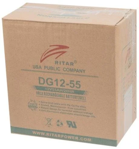 Фото: Батарея для ДБЖ Ritar DG12-55 12V 55Ah № 5 | KTC