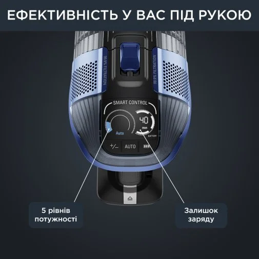 Фото: Ручний бездротовий пилосос Rowenta X-Force Flex 14.60 Auto Aqua RH99C0WO № 17 | KTC
