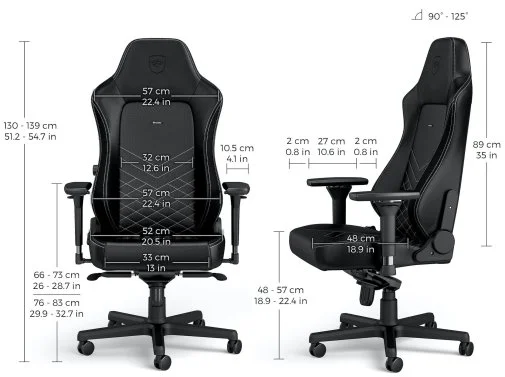 Фото: Крісло Noblechairs Hero Black/Platinum White (GAGC-117) № 22 | KTC