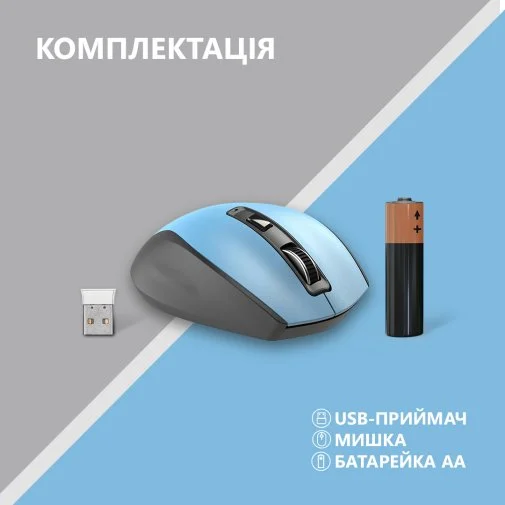 Фото: Миша 2E MF250 Silent WL Blue (2E-MF250WBL) № 19 | KTC