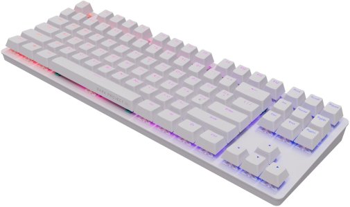 Клавіатура Dark Project One KD87A Mech. g3ms Sapphire ENG/UA/RU White (DPO-KD-87A-100300-GMT)