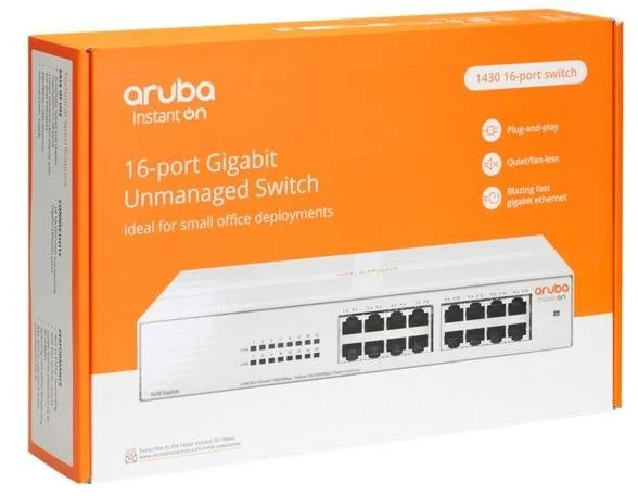 Фото: Комутатор HPE Aruba Instant On 1430 16G (R8R47A) № 7 | KTC