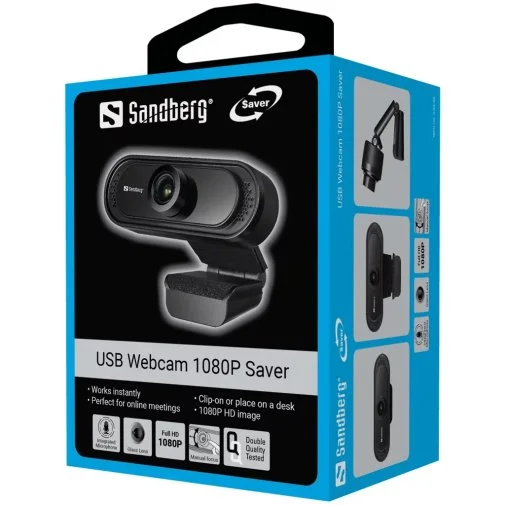 Фото: Web-камера Sandberg USB Webcam 1080P Saver (333-96) № 10 | KTC