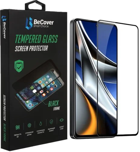Фото: Захисне скло BeCover for Poco X4 Pro 5G - Black (708149) № 4 | KTC