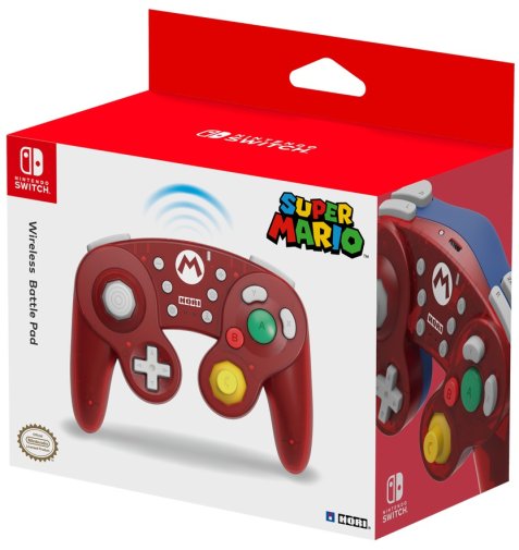 Геймпад Hori Battle Pad for Nintendo Switch Wireless - Mario Red (NSW-273U)