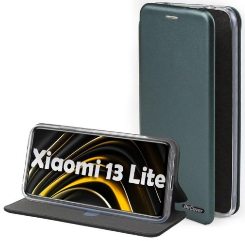 Чохол BeCover for Xiaomi 13 Lite - Exclusive Dark Green (709051)