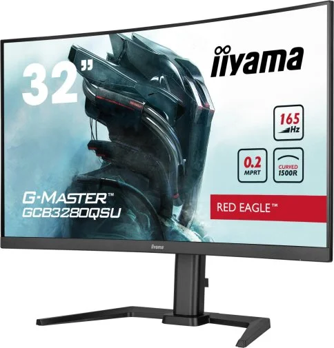 Фото: Монітор iiyama G-Master GCB3280QSU-B1 Black - 31.5" VA / 2560×1440 / 165 Гц / AMD FreeSync / HAS № 14 | KTC