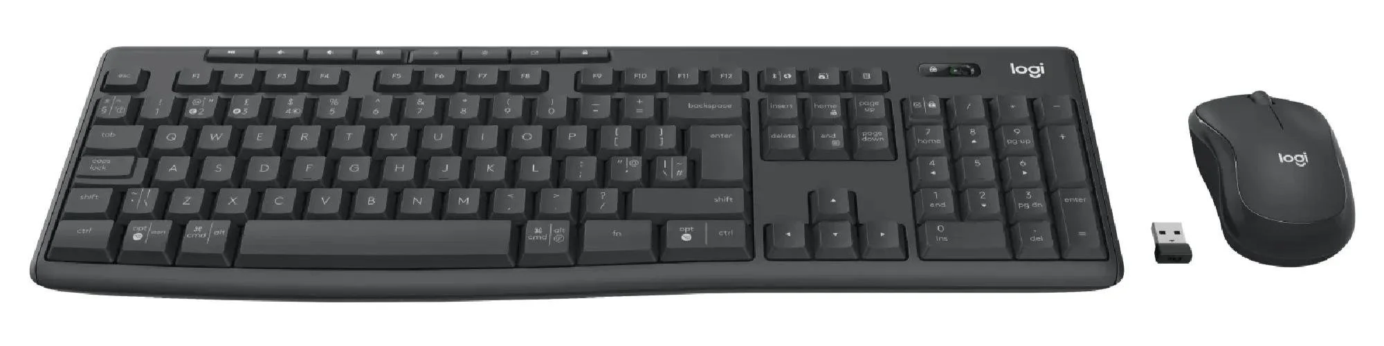 Фото: Комплект клавіатура+миша Logitech MK370 Combo for Business Wireless Graphite (920-012077) № 24 | KTC