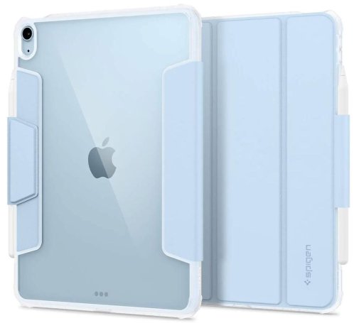 Чохол для планшета Spigen for Apple iPad Air 2022/2020 - Ultra Hybrid Pro Sky Blue (ACS02698)