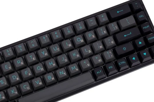 Фото: Клавіатура Akko 3068B Plus Black/Cyan 68Key CS Jelly Pink RGB ENG/UKR Black (6925758618953) № 17 | KTC