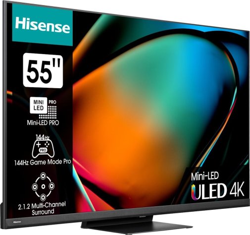  Телевізор MiniLED Hisense 55U8KQ (Smart TV, Wi-Fi, 3840x2160)