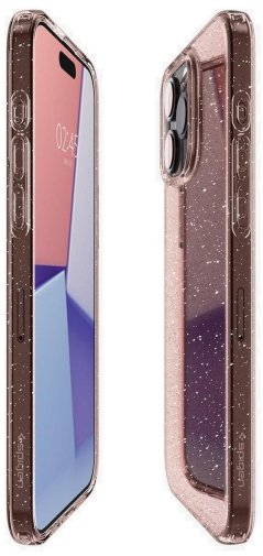 Чохол Spigen for Apple iPhone 15 Pro - Liquid Crystal Glitter Rose Quartz (ACS06702)