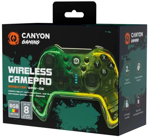 Фото: Геймпад Canyon Brighter GPW02 Wireless (CND-GPW02) № 4 | KTC