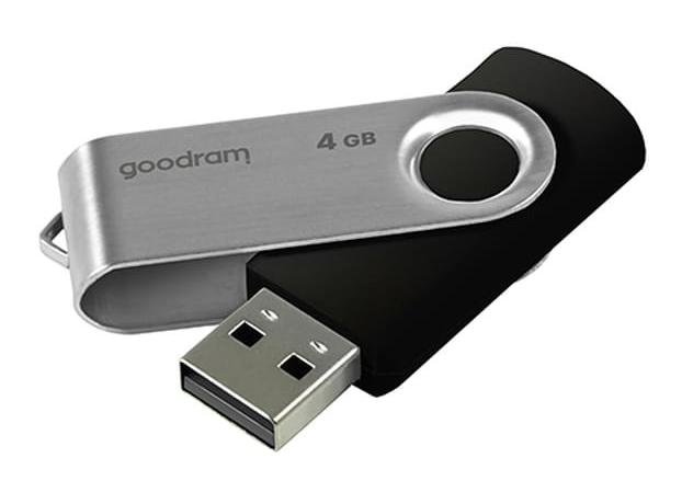 Флешка USB GOODRAM Twister USB 2.0 4GB Black/Silver (UTS2-0040K0R11)