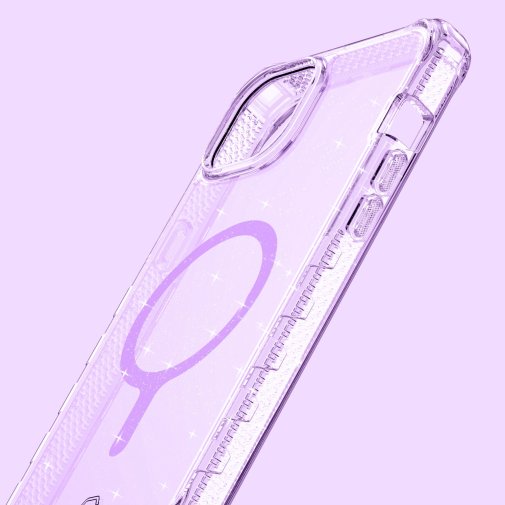 Чохол iTSkins for iPhone 15 Supreme R Spark with MagSafe Light purple (AP5N-MGSPA-LIPP)