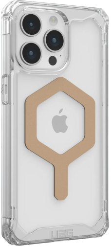 Чохол UAG for Apple iPhone 15 Pro Max - Plyo Magsafe Ice/Gold (114305114381)