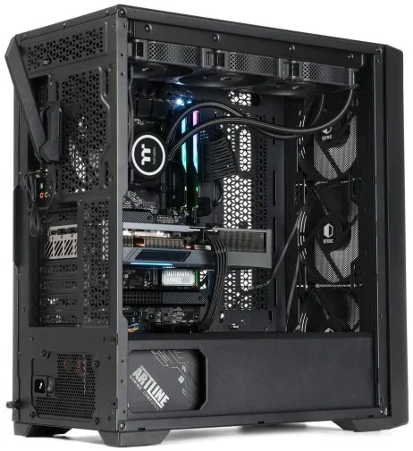 Фото: Персональний комп'ютер ARTLINE WorkStation W99 (W99v66) - Intel Core i7 i7-14700K / 128 ГБ DDR5 / PCI-E SSD 2 ТБ + 2 ТБ / Nvidia / GeForce RTX 4070, 12 ГБ / Intel Z790 / 750 Вт № 8 | KTC