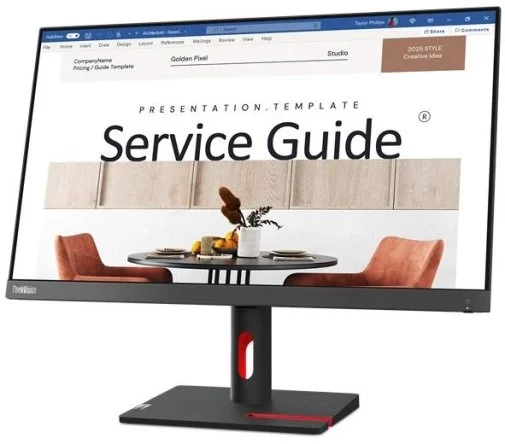 Фото: Монітор Lenovo ThinkVision S24i-30 Raven Black (63DEKAT3EU) - 23.8" IPS / 1920×1080 / 100 Гц № 11 | KTC