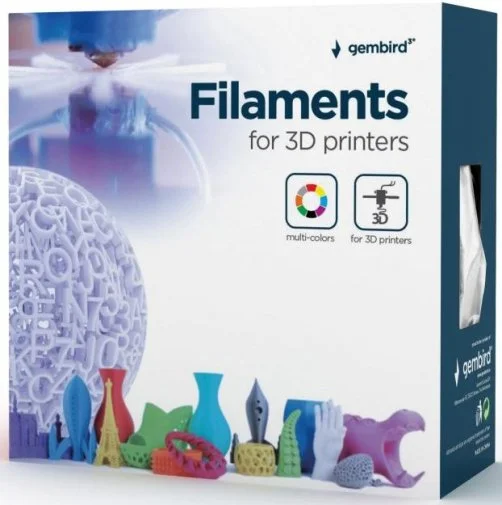 Фото: Пластик (філамент) для 3D друку Gembird 3D ABS 1kg/1.75mm Filament Transparent (3DP-ABS1.75-01-TR) № 6 | KTC