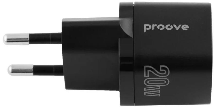  Зарядний пристрій Proove Silicone Power 20W Black (WCSP20010001)