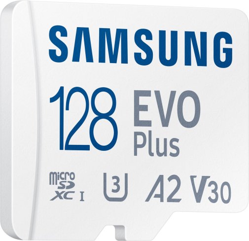  FLASH пам'ять Samsung Evo Plus A2 V30 U3 Micro SDXC 128GB White with adapter (MB-MC128KA/EU)
