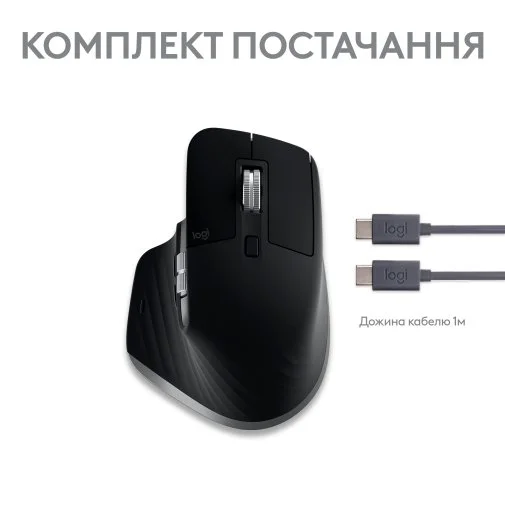 Фото: Миша Logitech MX Master 3S for Mac Space Grey (910-006571) № 24 | KTC