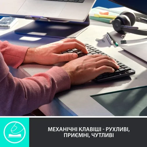 Фото: Клавіатура Logitech MX Mechanical Mini Wireless Illuminated Performance Graphite (920-010780) № 23 | KTC