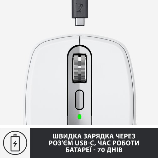 Миша Logitech MX Anywhere 3 for Mac Pale Grey (L910-005991)